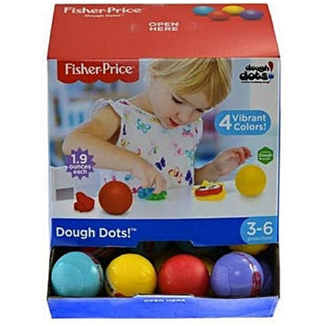 Gliniana kulka z ciasta Fisher Price w kropki