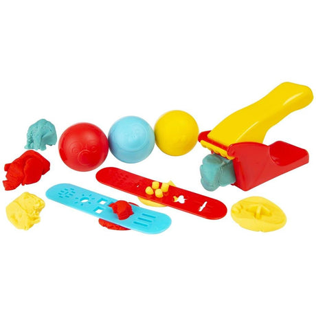 Otto Simon Fisher Price Zestaw gliny do ciasta w kropki w plecaku, 6 szt