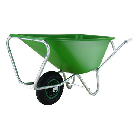 Produkty Fort Taczka fs 165l, zielony kontener HDPE, podstawa ocynkowana