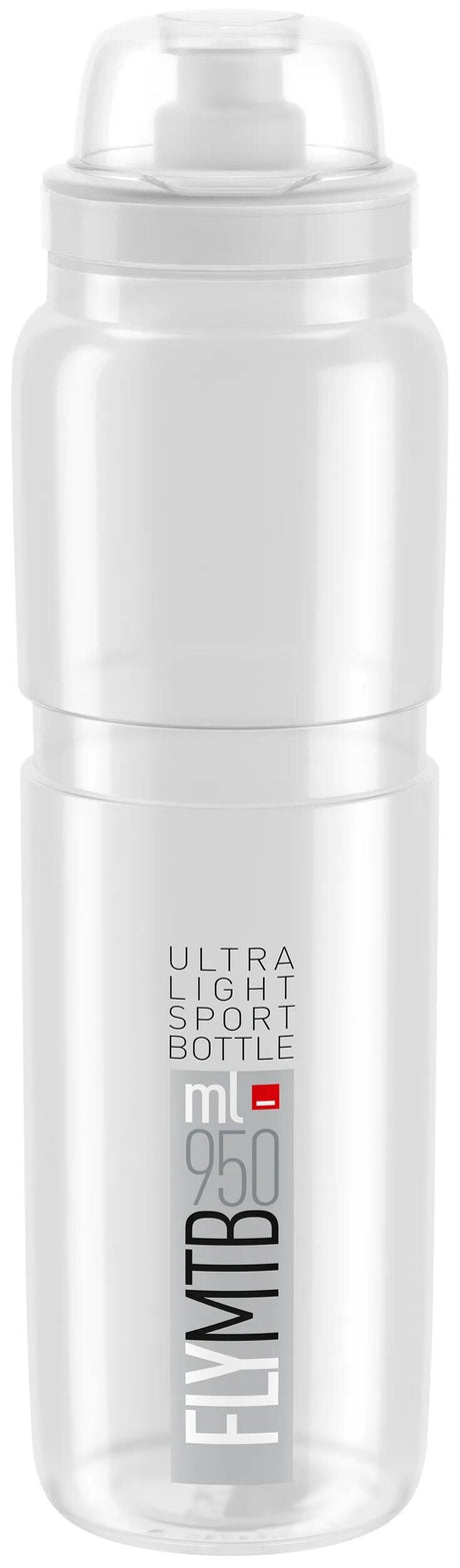Elite butelka na wodę Fly MTB butelka Fly MTB 950 ml przezroczysty szary