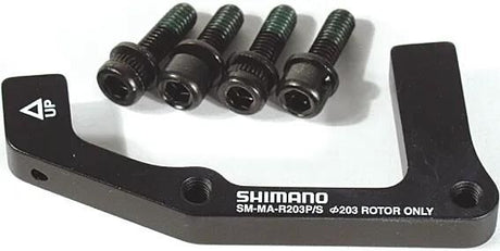 Tarcza adaptera uchwytu klocków hamulcowych Shimano, podkładka adaptera. pm ma 203 mm z tyłu