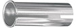 Ergotec Tulejka wypełniająca sztycę 80mm 27,2-31,6 mm 63823000 srebrna