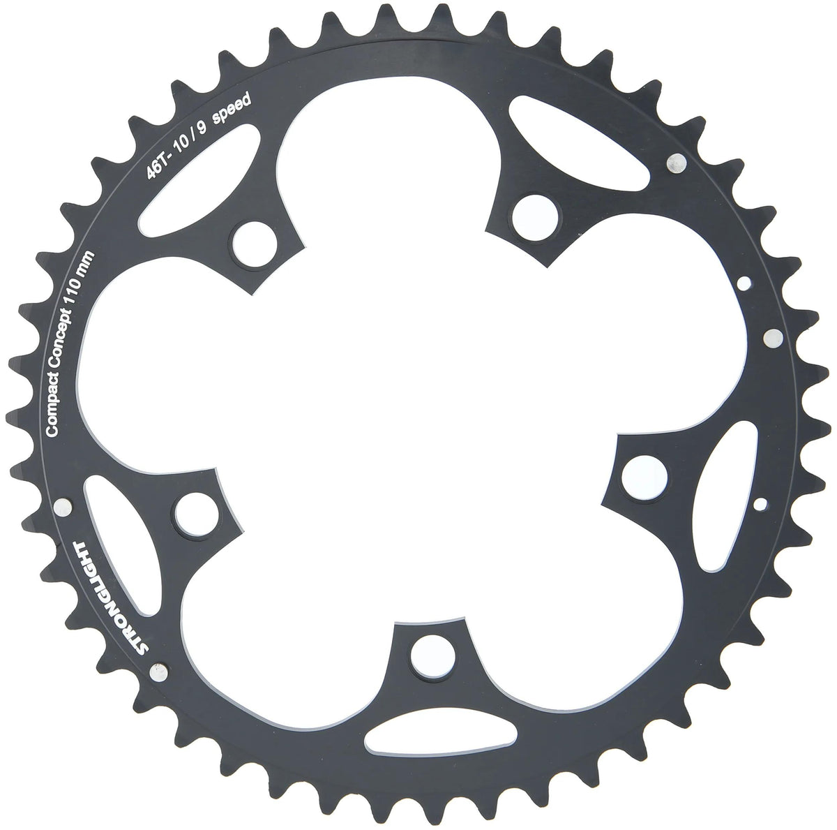 Mocna tarcza łańcuchowa Stronglight. cd110mm 46t b