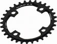 Obręcz do łańcucha Stronglight 38t bcd 104 alu, czarna