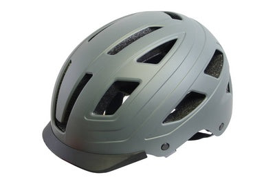 QT Cycle Tech Helmet Style Mat Mat Grey Size L 59-62 cm 2810387