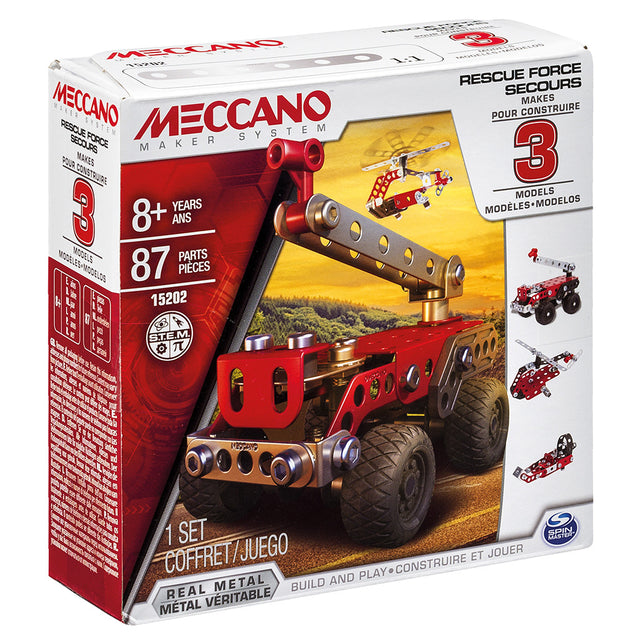 Meccano Meccano Multi Wóz Strażacki 3w1