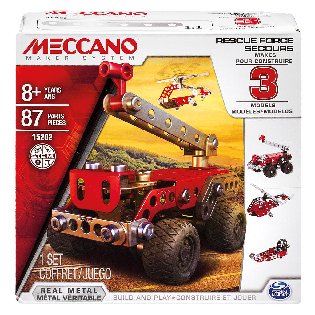 Meccano Meccano Multi Wóz Strażacki 3w1