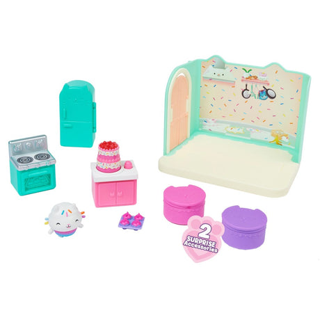 Domek dla lalek Gabby – zestaw kuchenny Cakey