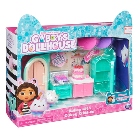 Domek dla lalek Gabby – zestaw kuchenny Cakey
