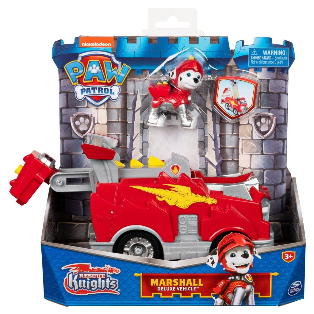 Psi Patrol Rescue Knights Marshall + pojazd Deluxe