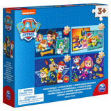 Pudełko na buty Psi Patrol 4 drewniane puzzle 12-16-20-24 elementów