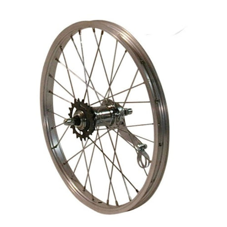 Tylne koło 16 x 1,75 aluminium z faworyzującymi piastą hamulcową