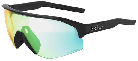 Okulary Bollé Brille Lightshifter LightShift. czarna matowa zielona soczewka