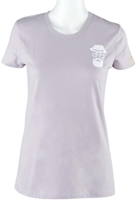 T-shirt Excelsior damski w rozmiarze XL w kolorze zgaszonego fioletu