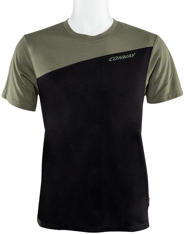 Conway koszulka z krótkim rękawem active tee ss jersey active tee ss l moss black