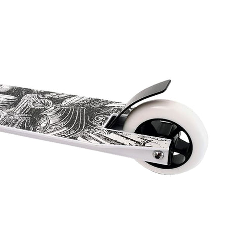 Aluminiowa hulajnoga torpedowa do surfingu, biała, czarna