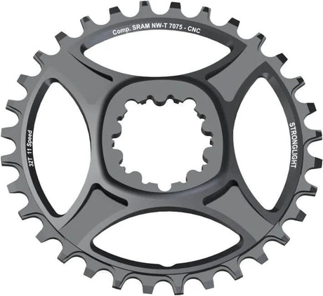 Tarcza łańcuchowa Stronglight ht3 Pierścień łańcuchowy strongl.ht3 32t wewnętrzna aluminiowa czarna