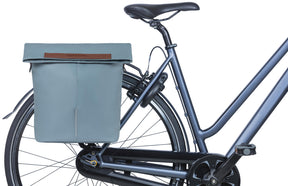 Basil City Rower Shopper Wegańska skóra 14-16L Graphit Blue
