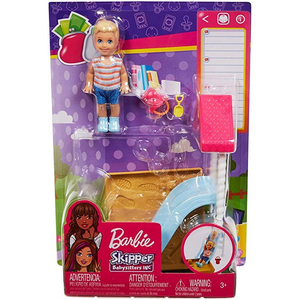 Zestaw opiekunki do dziecka Barbie Skipper