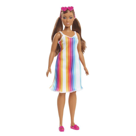 Barbie uwielbia tęczową sukienkę w kształcie lalki oceanu