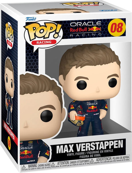 Funko pop racing: max verstappen z kaskiem #08