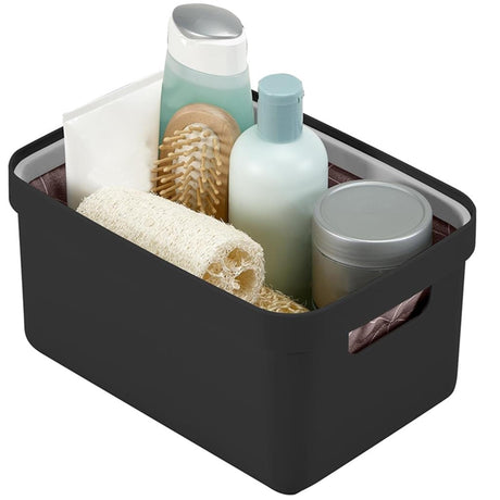 Domowe pudełko do przechowywania Sunware Sigma 5 l, antracytowe 25,2 x 17,5 x 12,2 cm
