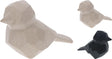 Stylizacja domu ptak Polystone geometryczny 19x9x12cm