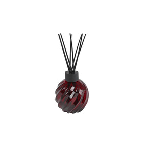 Geurverspreider aroma art 800ml burgundy red glas 12x12x39cm