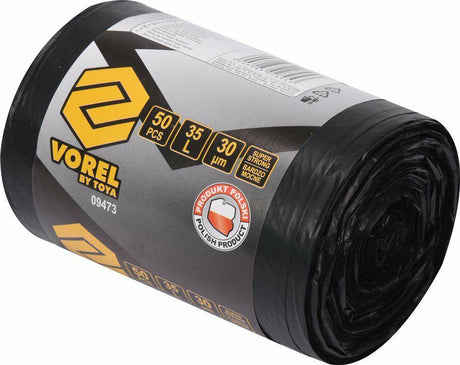 Vorel super sterke zakken voor afval 35l 30µm 50szt.