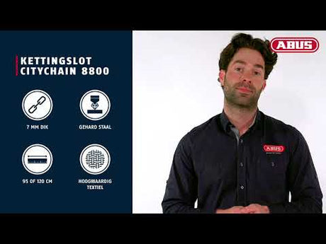 Abus CityChain 8800 120 Red - łańcuch 120 cm