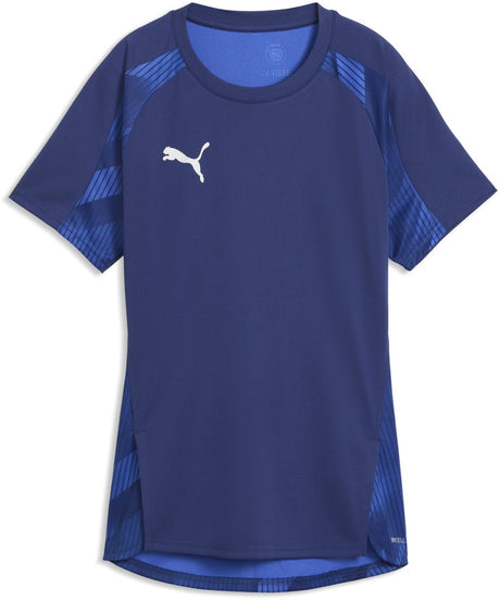 Damska koszulka sportowa Puma Individual Blaze Jersey - niebieski klejnot - biały