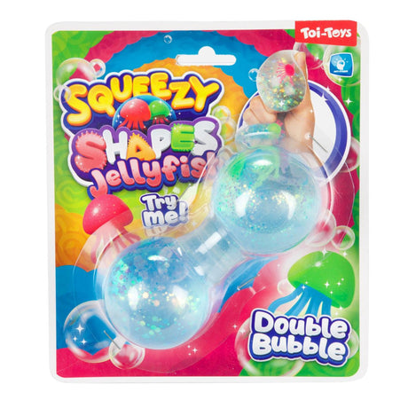 Toi-toys fun knijphalter -glitter- rekbaar 12cm 3ass