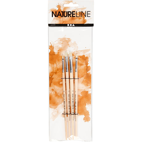 Pędzle firmy Creativ Nature Line 00 1 2 4, 4 szt.