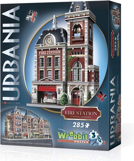 Puzzle 3d Wrebbit - remiza strażacka Urbania (285).