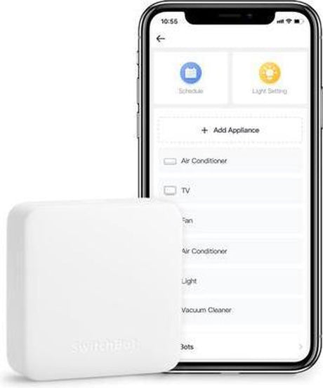 Switchbot hub mini - inteligentny pilot - Twój telefon jako pilot