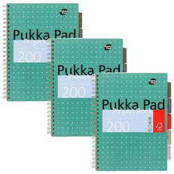 Notatka wykładowa pukka a4+ metaliczna zieleń