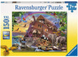 Puzzle Ravensburger xxl 150 elementów, w drodze z Arką Noego, wiek: od 7 lat, wymiary: 49x36 cm