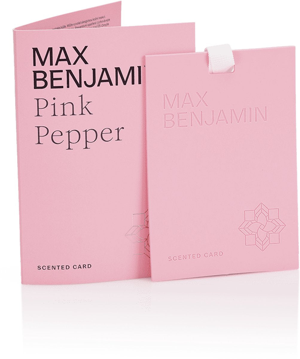 Max benjamin - geurkaart - pink pepper