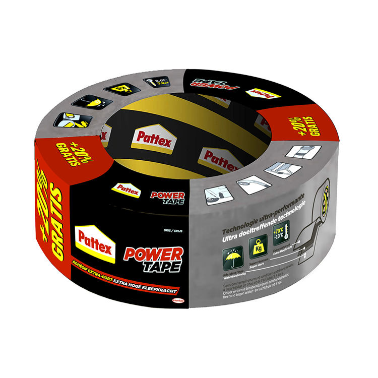 Pattex 1008427 - taśma zasilająca 25m + 20% | 12 sztuk