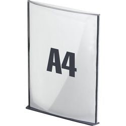 Znak informacyjny obieg papieru a4 przezroczysty szary