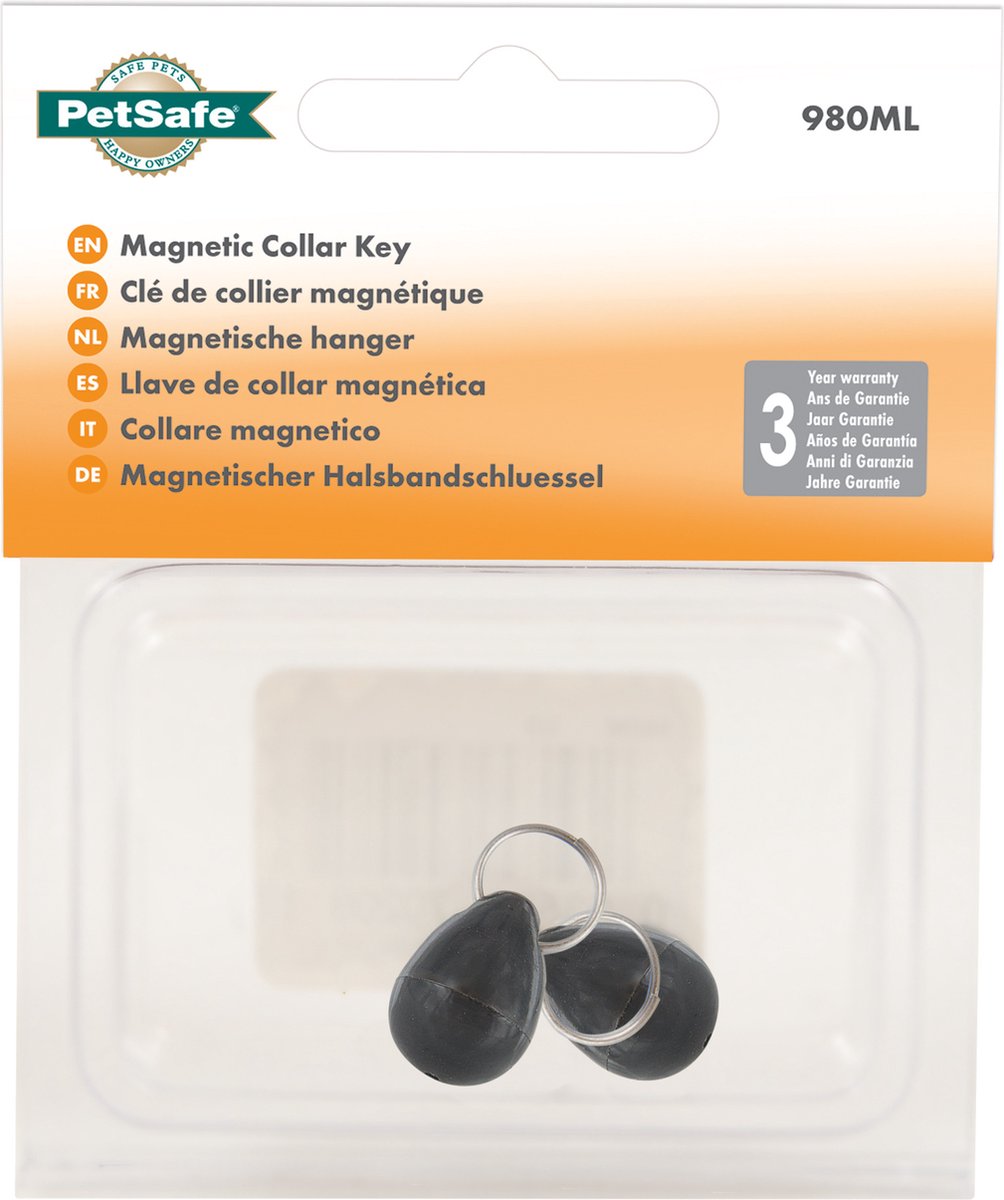 Klucz magnetyczny z klapką dla kota Petsafe 980 - srebrny