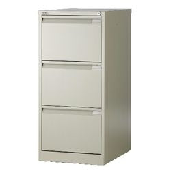 Szafka na dokumenty 3 szuflady zamek cylindryczny 470x622x1016mm beż