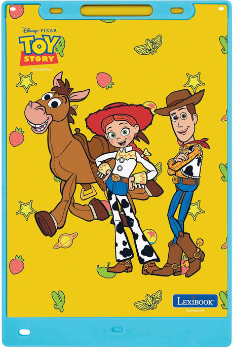 Lexibook toy story 11-calowy, wielokolorowy tablet e-atramentowy do nauki i rysowania z szablonami