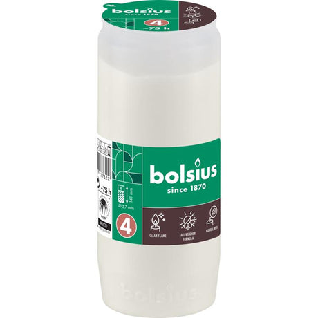 Znicz nagrobny Bolsius compo nr 4 biały