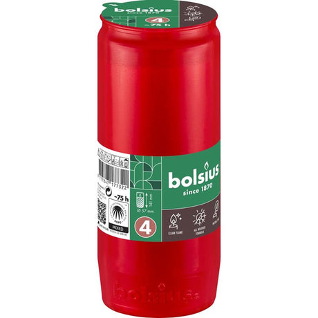 Lampa nagrobna Bolsius compo nr 4 czerwona