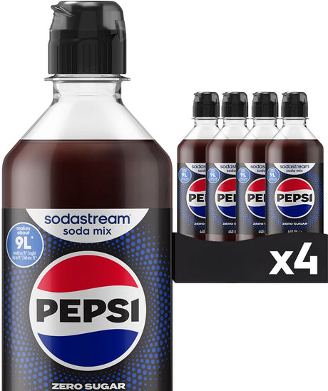 Syrop Sodastream Pepsi Cola Zero - 4 opakowania