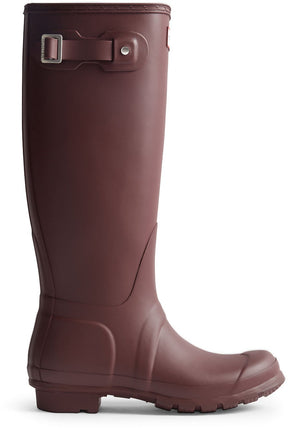 Hunter womens original tall boot dames regenlaarzen - bordeaux rood
