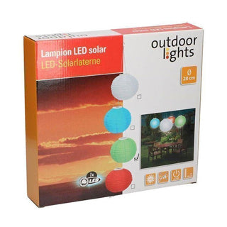 Lampion Solar LED 4 różne kolory 28cm