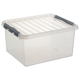 Pudełko do przechowywania Sunware q-line 36 litrów przezroczyste 50x40x26cm