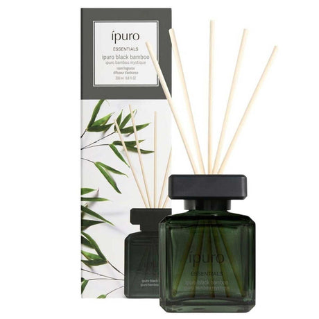 Ipuro geurdiffuser black bamboo 200 ml